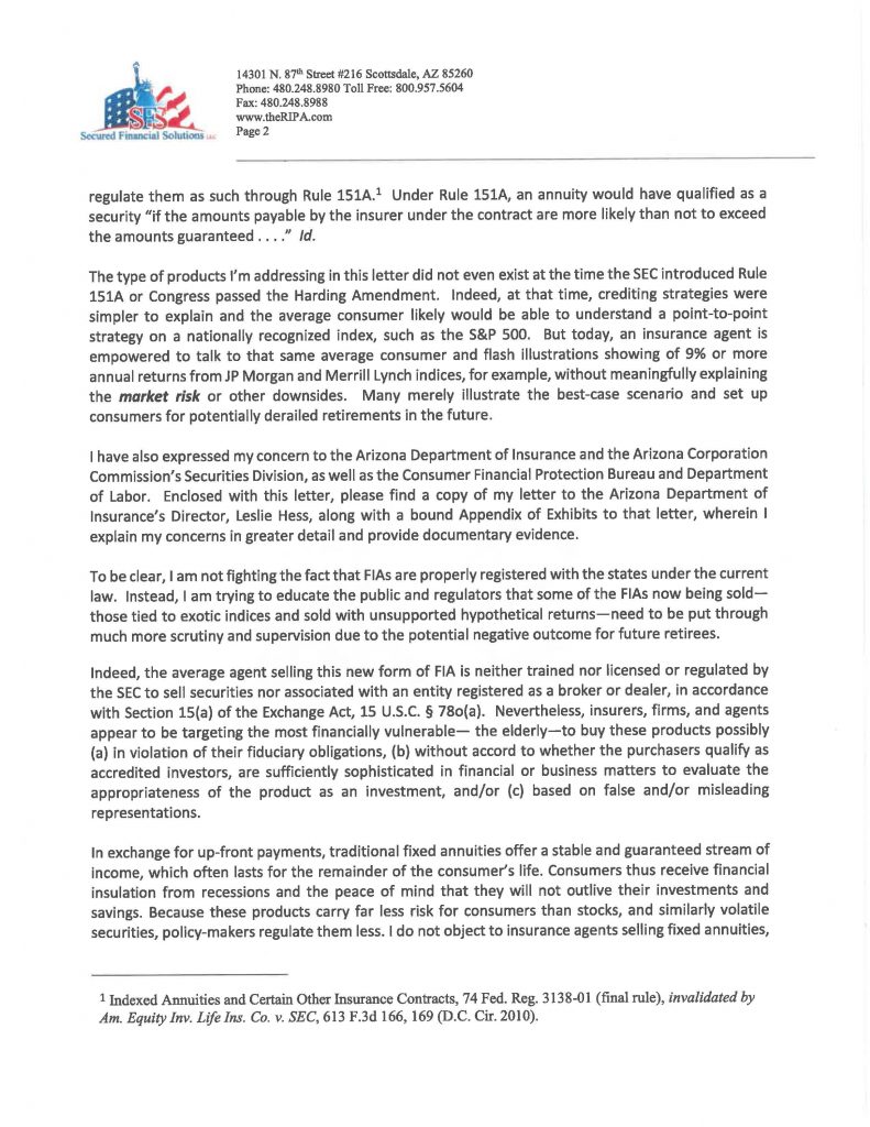 Anil Vazirani, SEC, Nationwide NYSE Zebra Edge Annuity Sales