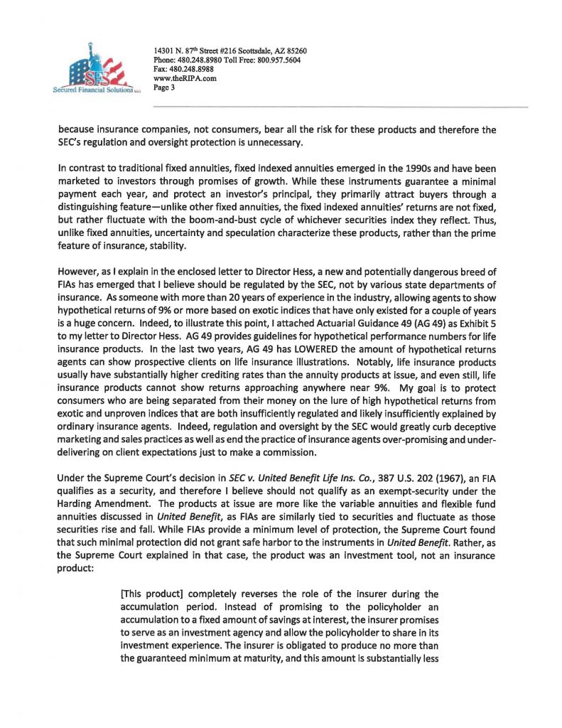 Anil Vazirani, SEC, Nationwide NYSE Zebra Edge Annuity Sales