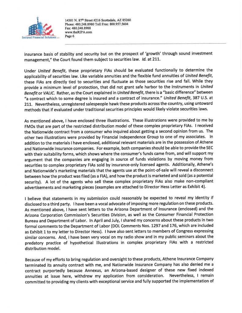 Anil Vazirani, SEC, Nationwide NYSE Zebra Edge Annuity Sales