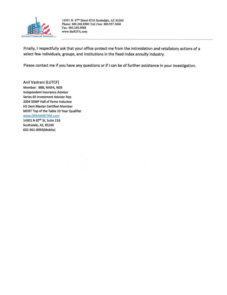 Anil Vazirani, SEC, Nationwide NYSE Zebra Edge Annuity Sales